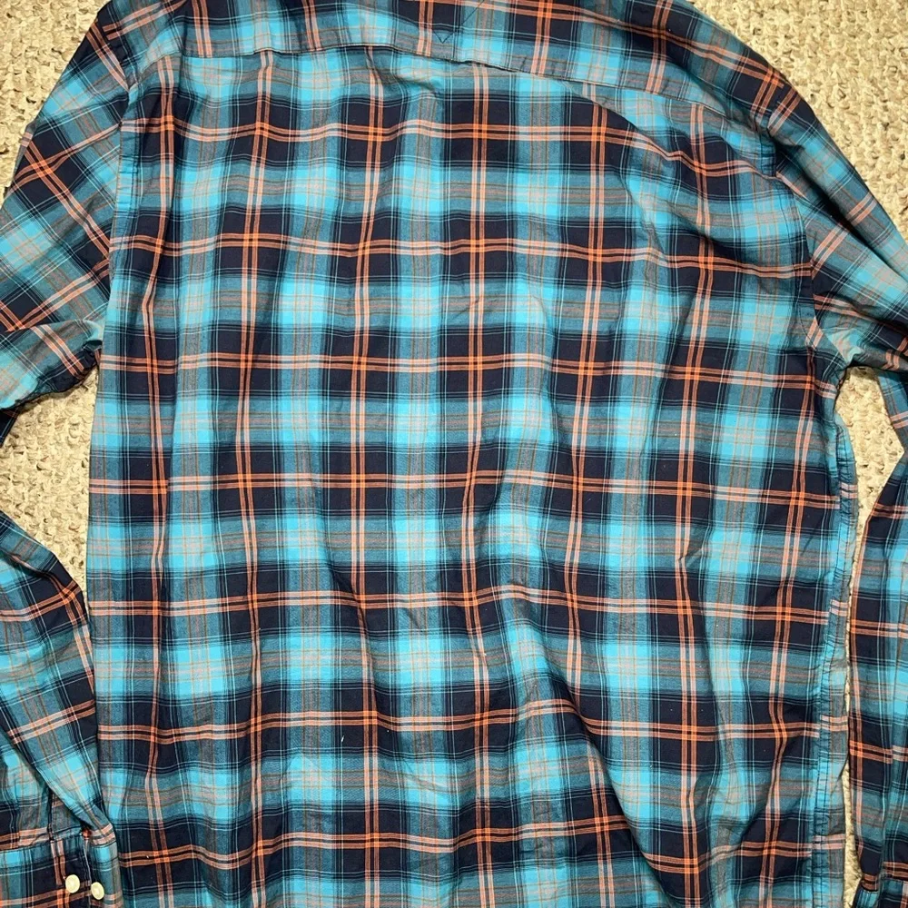 Tommy Hilfiger Mens XL Plaid Button Down Shirt Long Sleeve NY Fit Multicolored